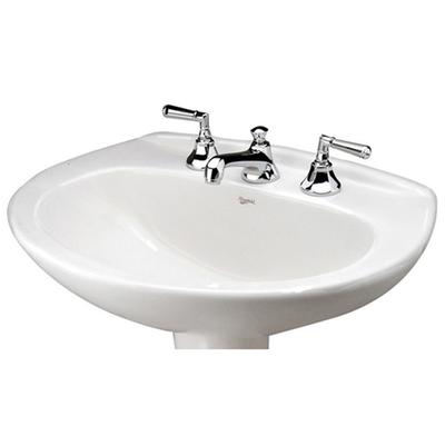 Mansfield Plumbing LAV 292 Pedestal Bathroom Sink - 8" Center-to-Center in White
