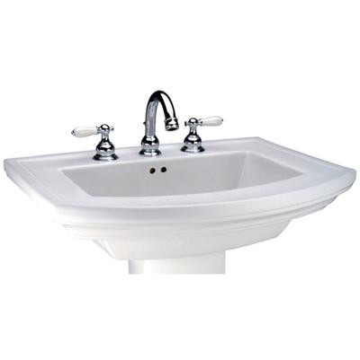 Mansfield Plumbing LAV 328 Pedestal Bathroom Sink - Single Hole in White