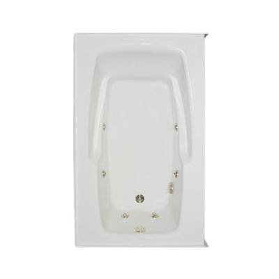 Mansfield Plumbing Pro-Fit 3660 TFS RH Drop-In Whirlpool Bathtub in Standard Colors