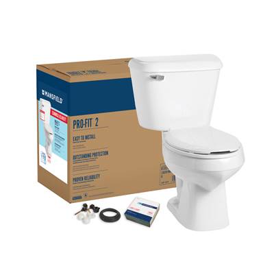 Mansfield Plumbing Pro-Fit 2 Elongated - 1.6 GPF in White