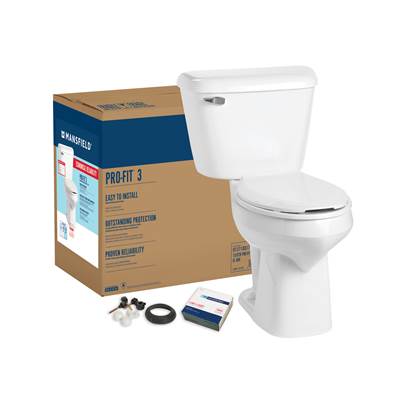 Mansfield Plumbing Pro-Fit 3 Elongated - 1.6 GPF - SmartHeight in White