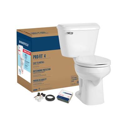 Mansfield Plumbing Pro-Fit 4 Round - 1.6 GPF - SmartHeight in White
