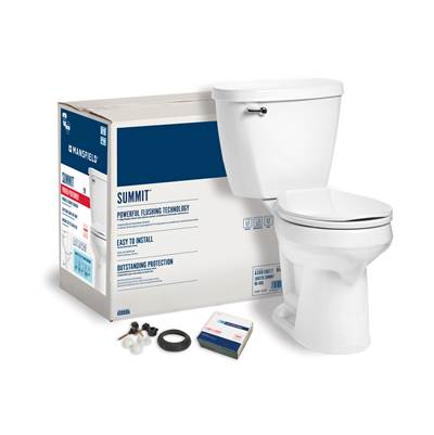Mansfield Plumbing Summit Round - 1.28 GPF - SmartHeight in White