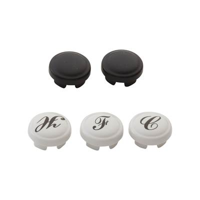 Moen Kingsley Hot and Cold Handle Index Caps Kit - Wrought Iron