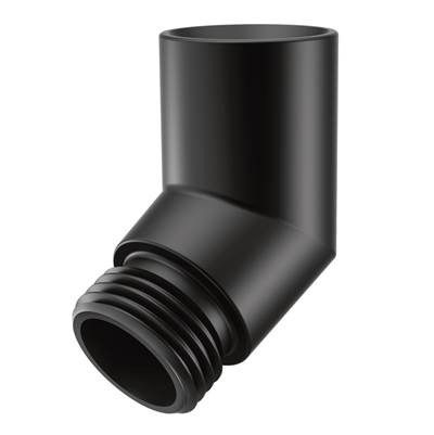 ELBOW W/CHECK VALVE BL - Matte Black