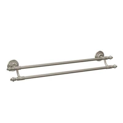 Brushed Nickel 24'' Double Towel Bar
