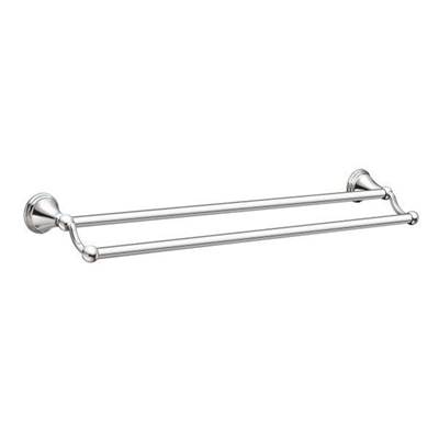 Chrome 24'' Double Towel Bar