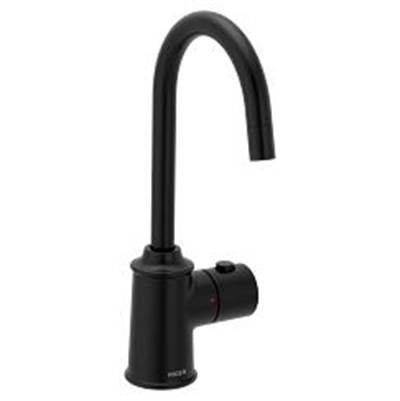 Moen Matte black one-handle undermount beverage faucet