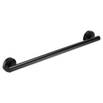 Moen Matte Black 24'' Designer Grab Bar