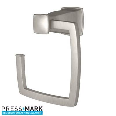 Brushed Nickel Towel Ring