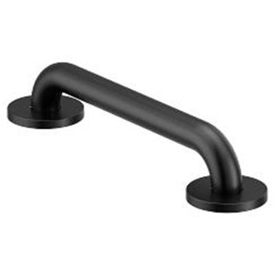 Moen Matte Black 12'' Concealed Screw Grab Bar