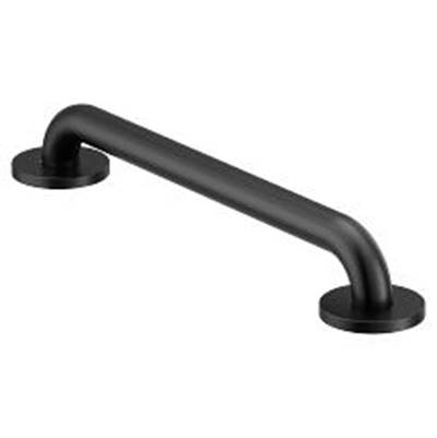 Moen Matte Black 16'' Concealed Screw Grab Bar
