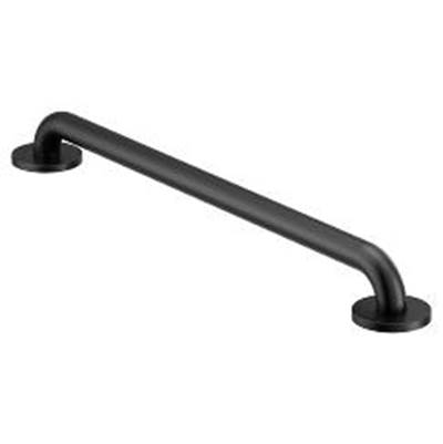 Moen Matte Black 24'' Concealed Screw Grab Bar