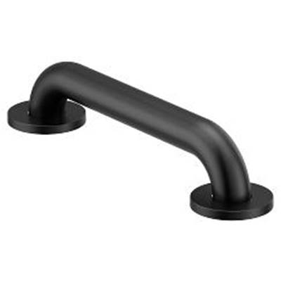 Moen Matte Black 12'' Concealed Screw Grab Bar