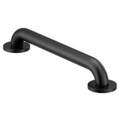 Moen Matte Black 16'' Concealed Screw Grab Bar