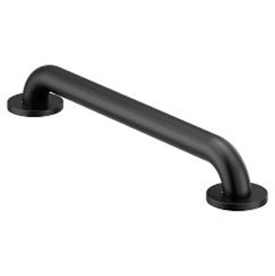 Moen Matte Black 18'' Concealed Screw Grab Bar