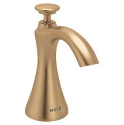 Bronzed gold (bzg) one-handle kitchen faucet