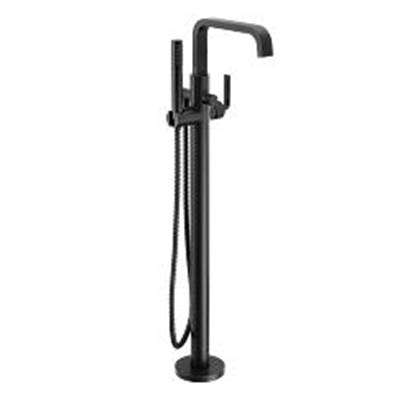 Moen Matte Black One-Handle Tub Filler Includes Hand Shower