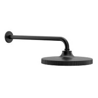 Moen Matte Black One-Function 10'' Diameter Spray Head Eco-Performance Rainshower