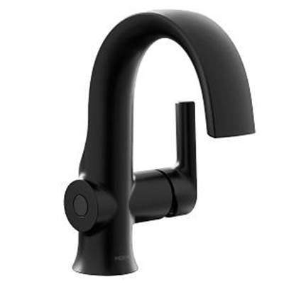 Moen Matte Black One-Handle Bathroom Faucet