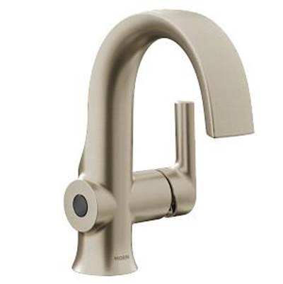 Brushed Nickel One-Handle Bathroom Faucet