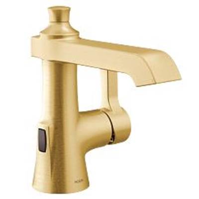 Brushed Gold One-Handle Bathroom Faucet