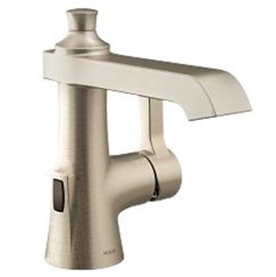 Brushed Nickel One-Handle Bathroom Faucet