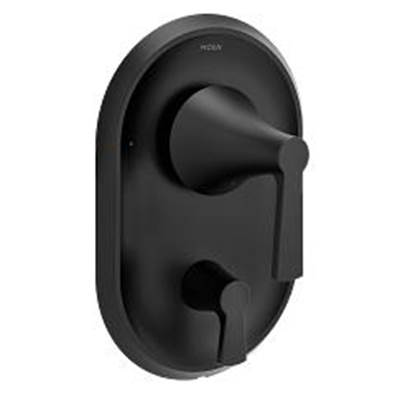 Moen Matte black Posi-Temp(R) with diverter valve trim