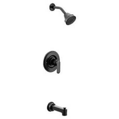 Moen Matte black Posi-Temp(R) tub/shower
