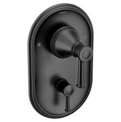 Moen Matte black Posi-Temp(R) with diverter valve trim