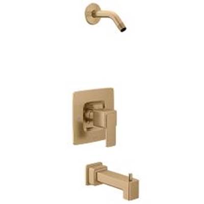 Moen Iver Posi Tub/shower Nh Trim Bzg - Bronzed Gold