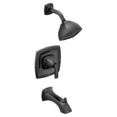Moen Matte black Posi-Temp(R) tub/shower