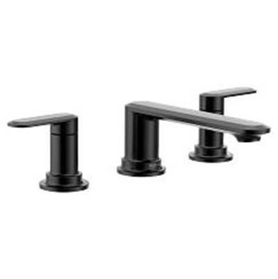 Moen Matte black two-handle roman tub faucet