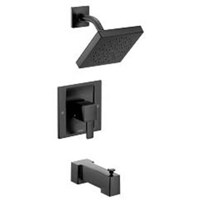 Moen Matte black Posi-Temp(R) tub/shower
