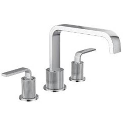Chrome Two-Handle Roman Tub Faucet