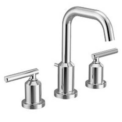Chrome Two-Handle Bathroom Faucet