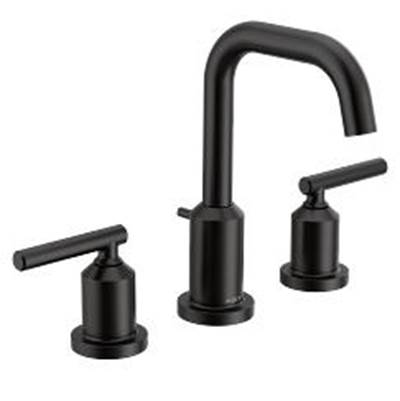 Moen Matte Black Two-Handle Bathroom Faucet