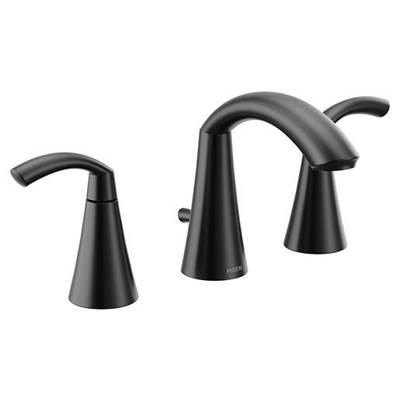 Moen Matte Black Two-Handle Bathroom Faucet