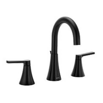 Moen Matte black two-handle bathroom faucet