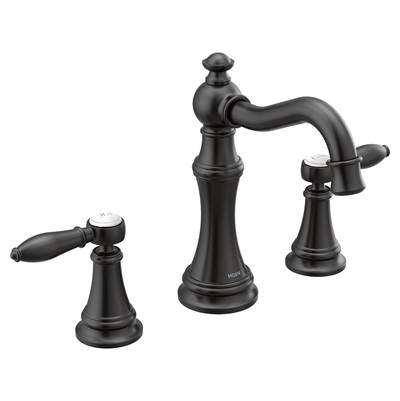 Moen Weymouth Ws Lav Lever Bl - Matte Black