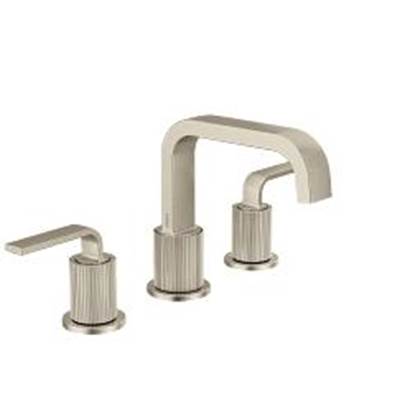 Brushed Nickel Two-Handle Bathroom Faucet