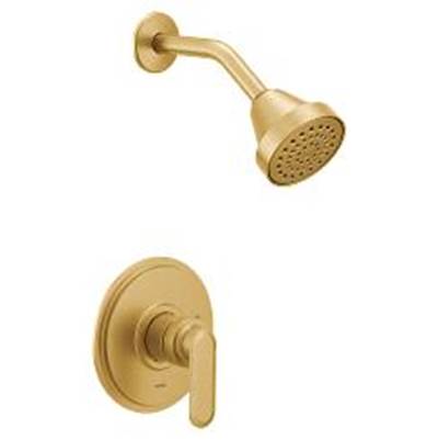 Brushed gold M-CORE 2 series shower only
