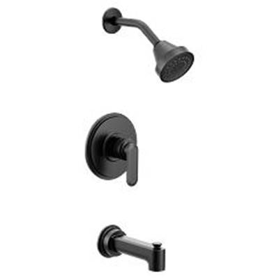 Moen Matte black M-CORE 2 series tub/shower