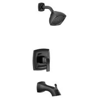 Moen Matte black M-CORE 2 series tub/shower