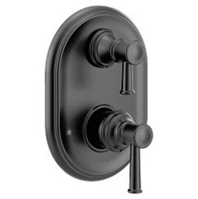 Moen Matte black M-CORE with transfer M-CORE transfer valve trim