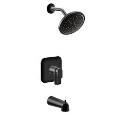 Moen Rizon Matte Black M-Core 4-Series Tub/Shower