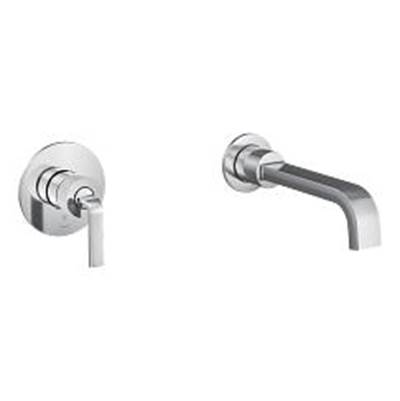 Chrome One-Handle Tub Filler Includes Hand Shower