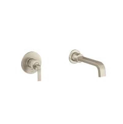 Brushed Nickel One-Handle Tub Filler