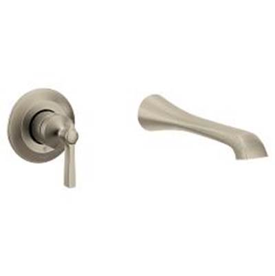 Brushed Nickel One-Handle Tub Filler
