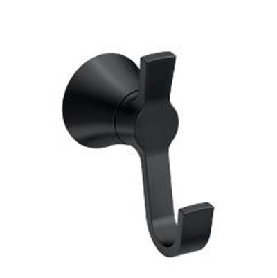 Moen Matte Black Double Robe Hook